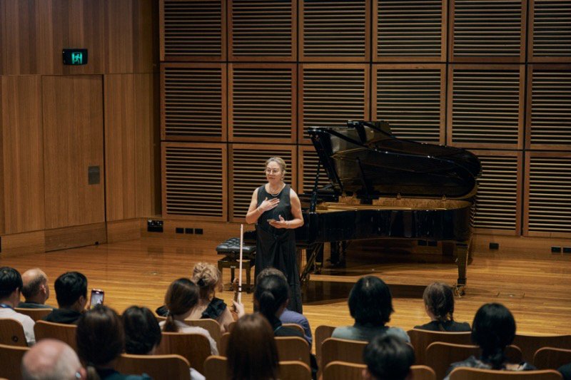 Festival performance and audience in a Sydney concert hall